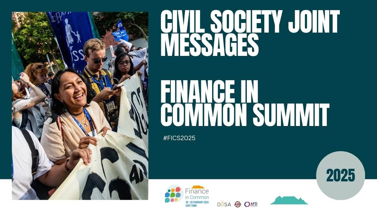 Finance in Common - Civil society Declaration | Forus
