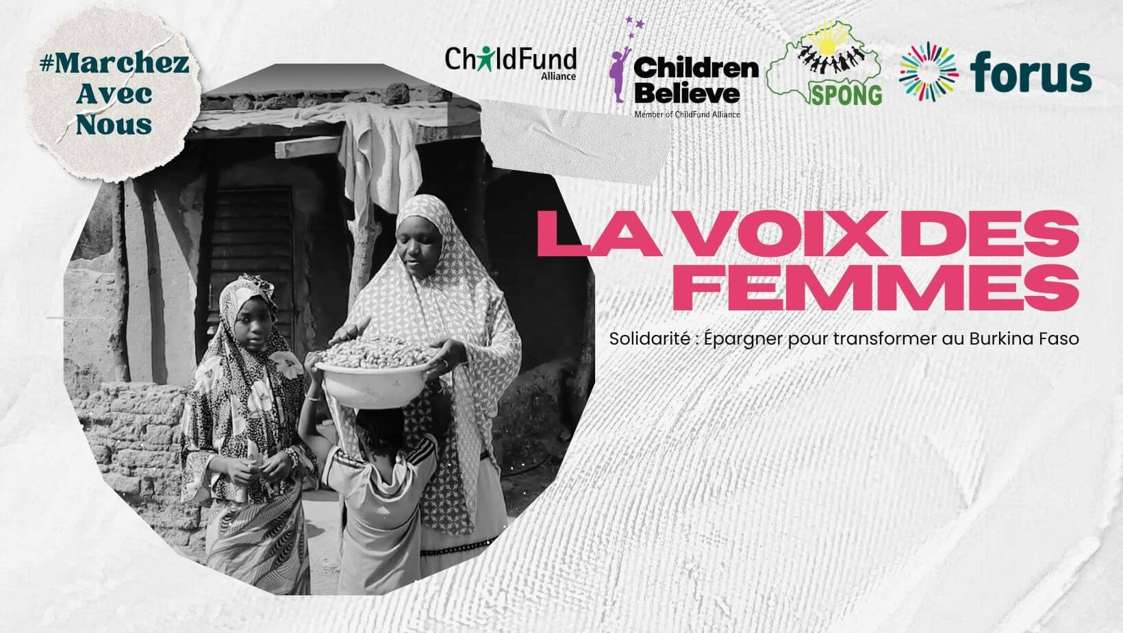 #MarchezAvecNous - Solidarité : Épargner pour transformer au Burkina Faso | Forus