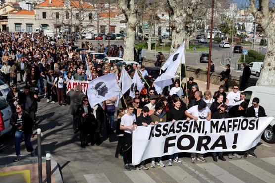 Manifestation Anti Mafia Ajaccio | Per a Pace