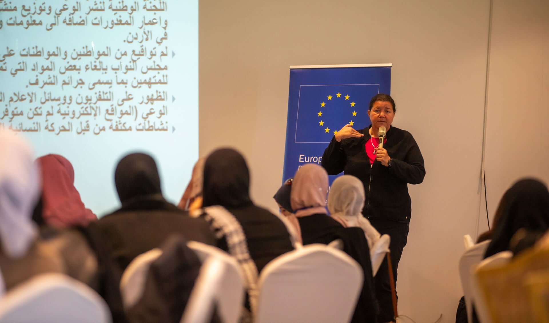 Local dialogue in Irbid, Jordan on Ending Violence Against Women and Girls | EFI - EuroMed Feminist Initiative