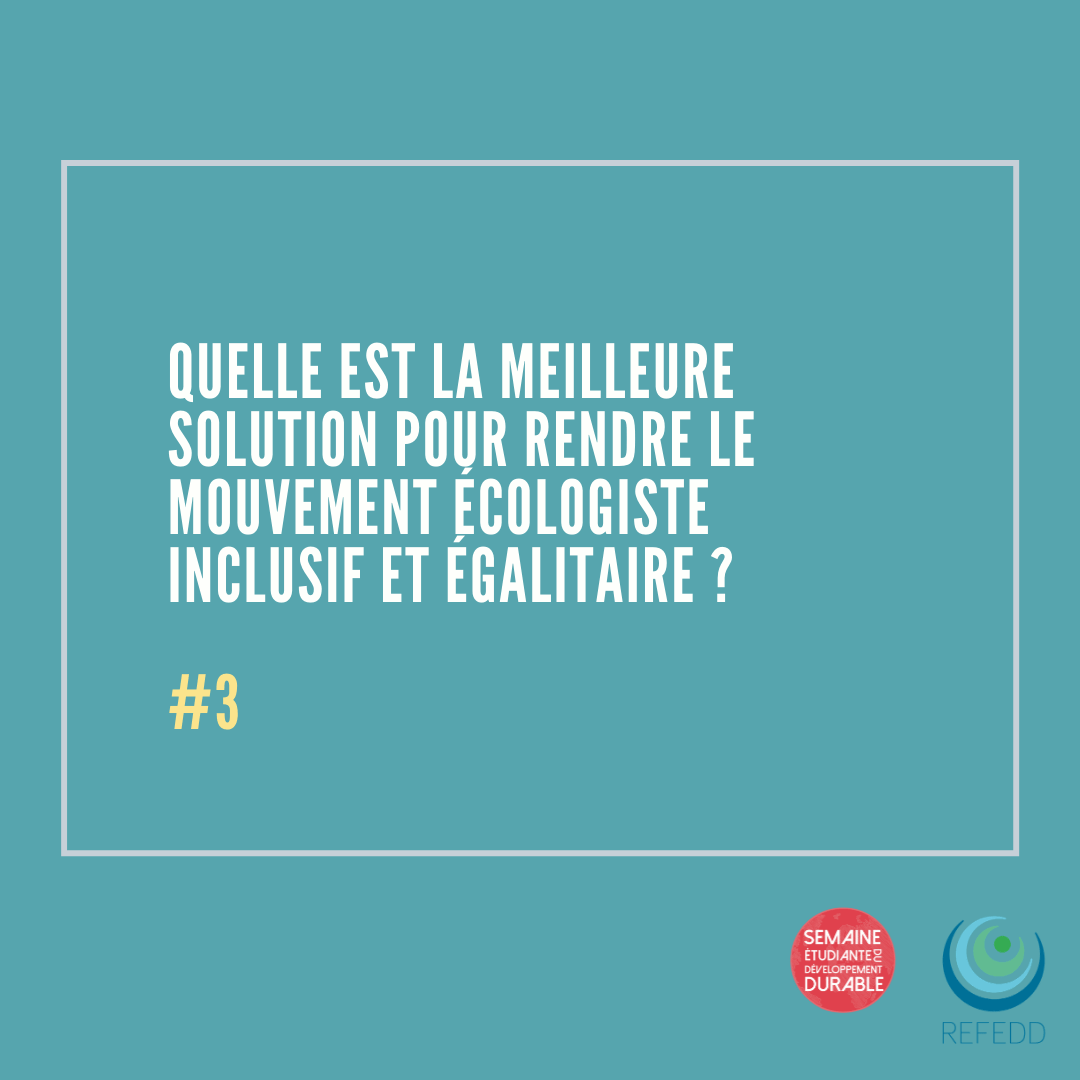 #3 Quelles solutions pour rendre l'écologie accessible à tou.te.s ? | RESES