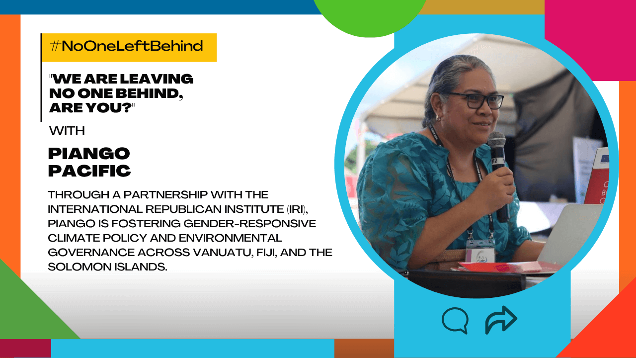 How PIANGO is advancing gender-responsive climate policy in the Pacific | Forus