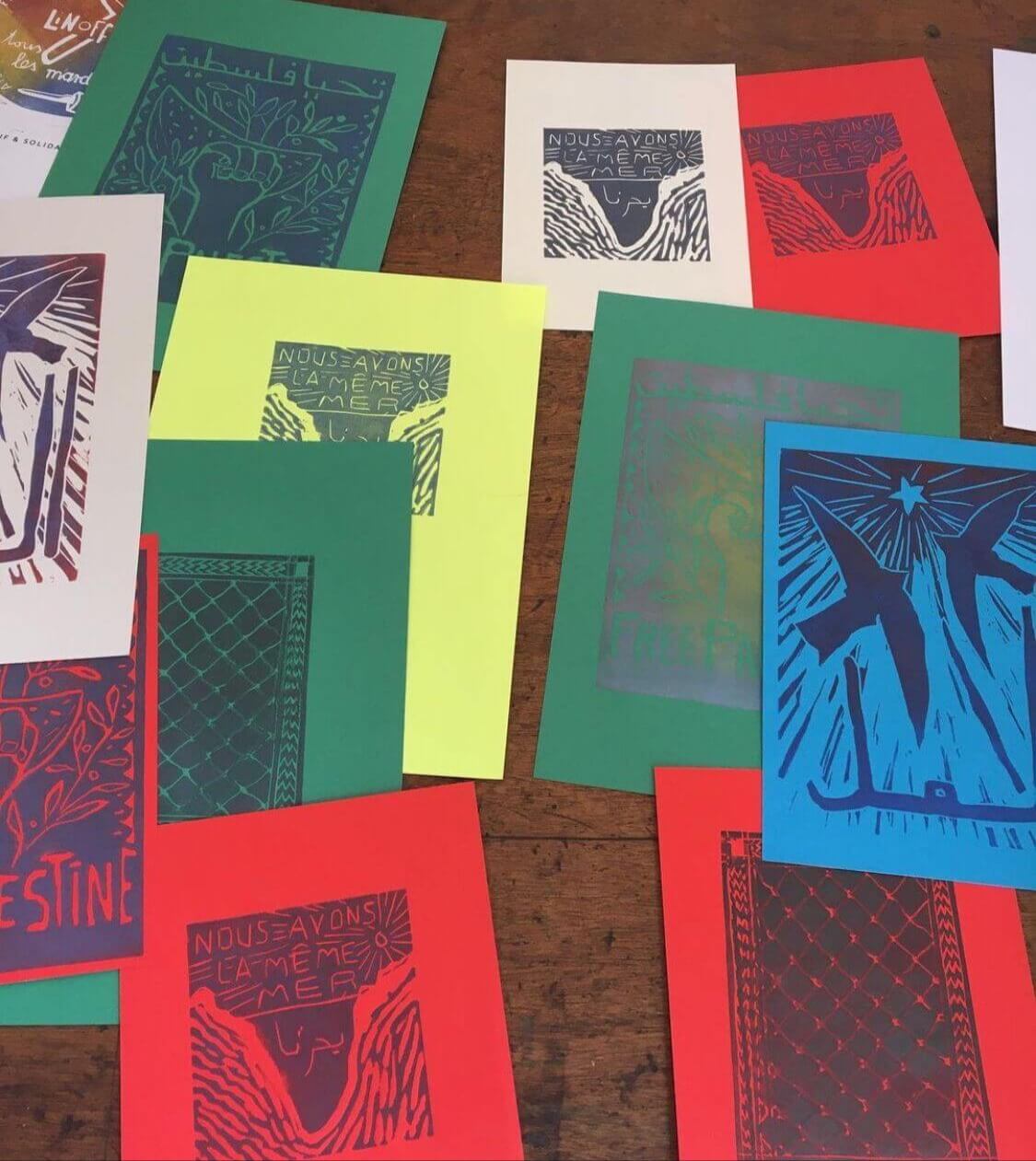 Atelier linogravure | Festival Ciné-Palestine - FCP