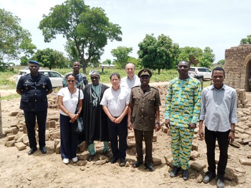 Bénin : Visite de l’Ambassadeur de France | La Voûte Nubienne
