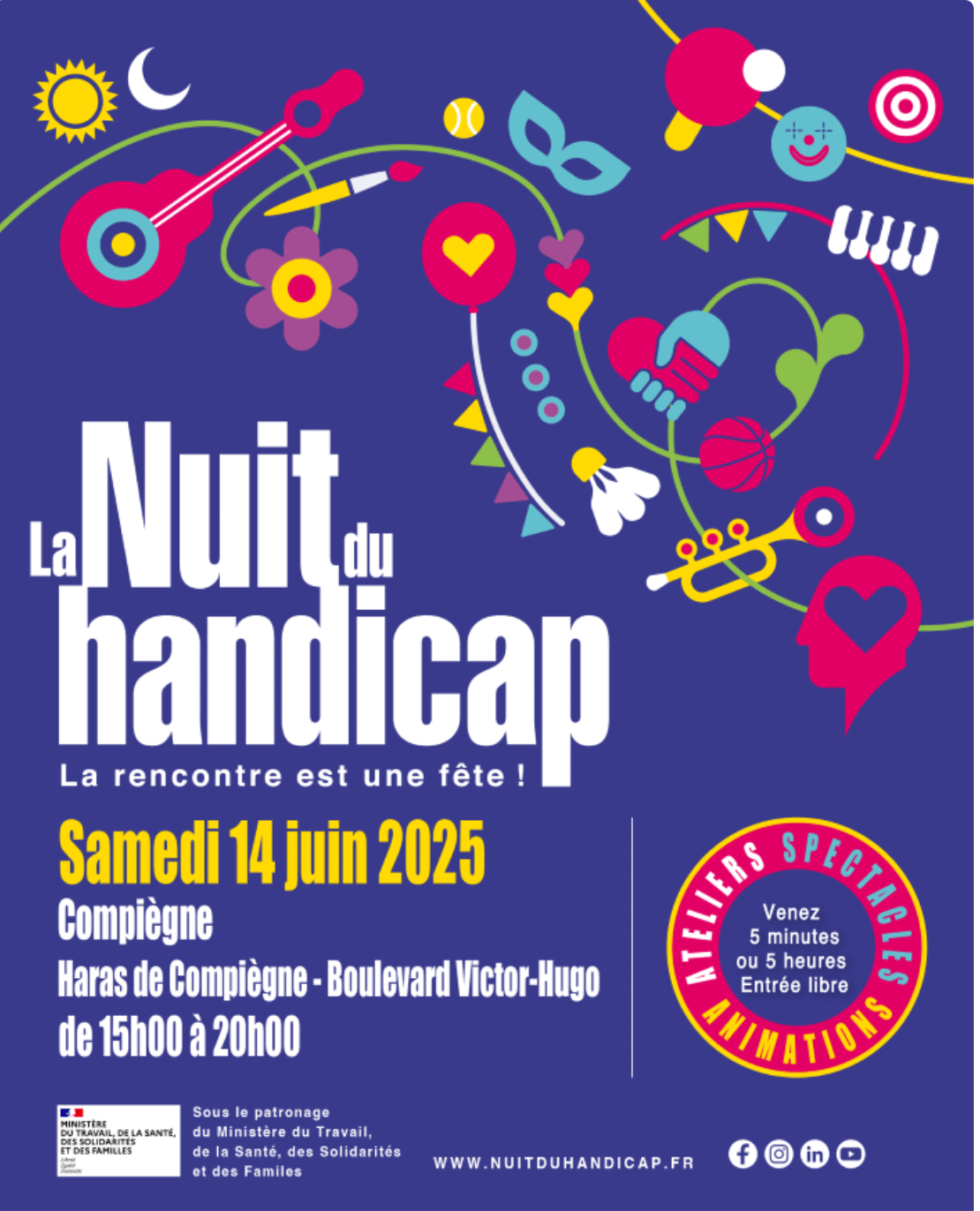 DMF60, Nuit du Handicap | FDMF - Fédération Dyspraxique Mais Fantastique