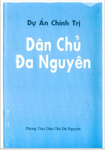 Dự án chính trị dân chủ đa nguyên - 1992 | Vietnam Fraternité