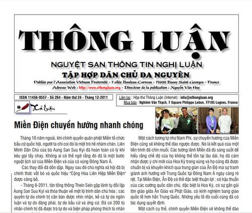 Thông Luận số 264-2011 | Vietnam Fraternité