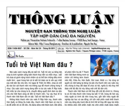 Thông Luận số 256-2011 | Vietnam Fraternité