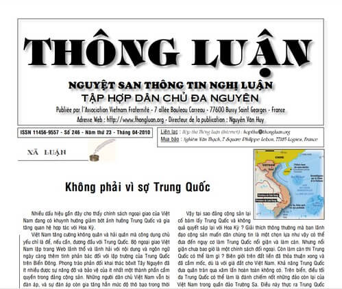 Thông Luận số 246-2010 | Vietnam Fraternité