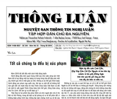 Thông Luận số 244-2010 | Vietnam Fraternité