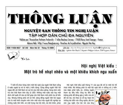 Thông Luận số 242-2009 | Vietnam Fraternité