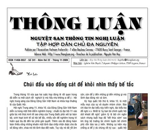 Thông Luận số 241-2009 | Vietnam Fraternité