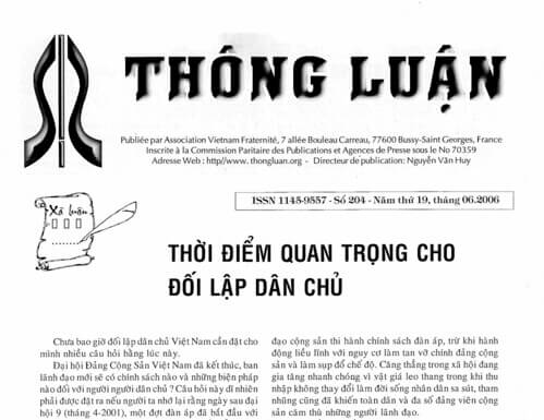 Thông Luận số 204-2006 | Vietnam Fraternité
