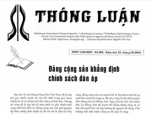 Thông Luận số 203-2006 | Vietnam Fraternité