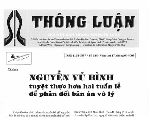 Thông Luận số 182-2004 | Vietnam Fraternité