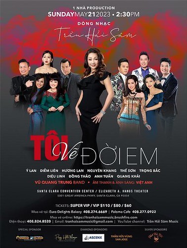 Đi nghe nhạc Trần Hải Sâm ở San Jose | Vietnam Fraternité