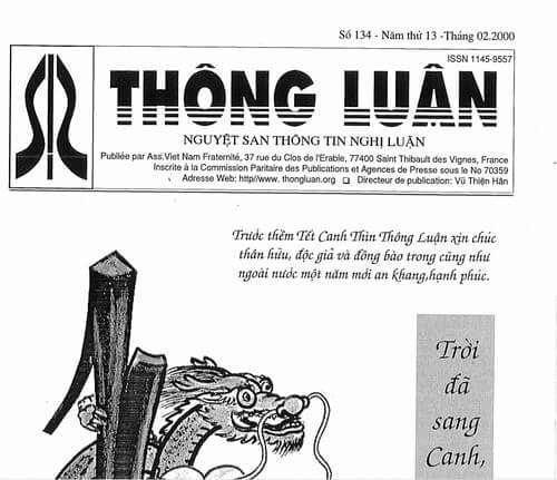 Thông Luận số 134-2000 | Vietnam Fraternité