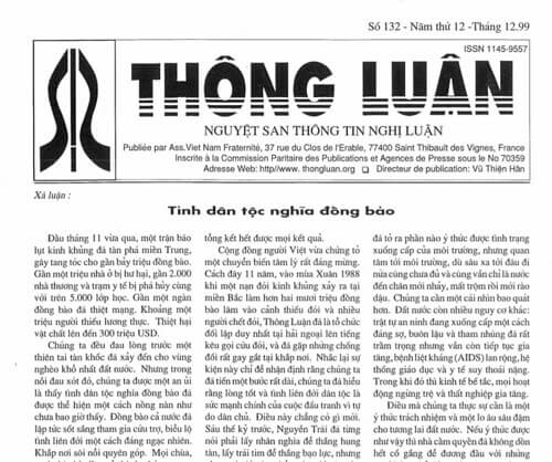 Thông Luận số 132-1999 | Vietnam Fraternité