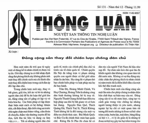 Thông Luận số 131-1999 | Vietnam Fraternité