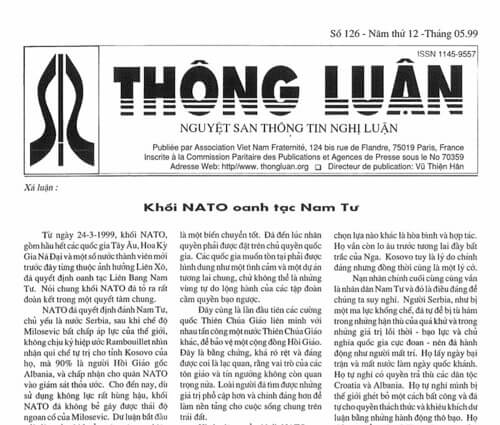 Thông Luận số 126-1999 | Vietnam Fraternité