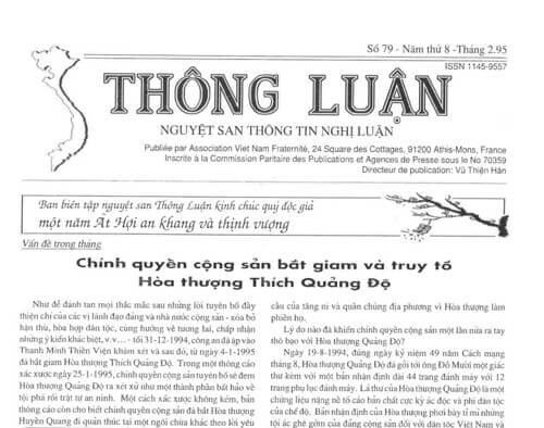 Thông Luận số 79-1995 | Vietnam Fraternité