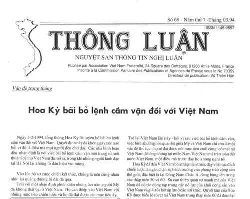 Thông Luận số 69-1994 | Vietnam Fraternité