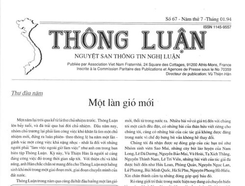 Thông Luận số 67-1994 | Vietnam Fraternité