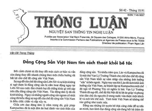 Thông Luận số 42-1991 | Vietnam Fraternité