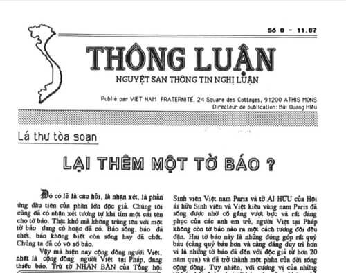 Thông Luận số 00-1987 | Vietnam Fraternité