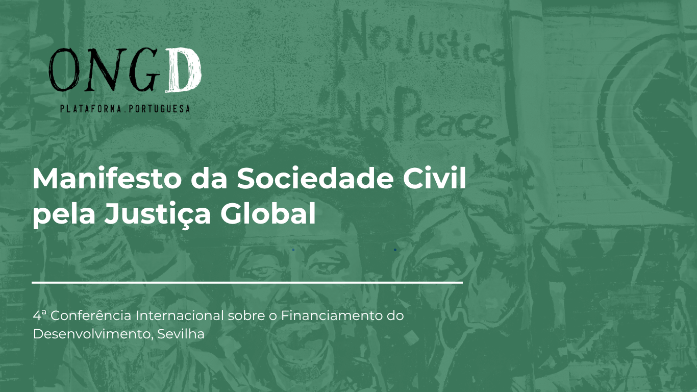 Civil Society Manifesto for Global Justice - Manifesto da Sociedade Civil pela Justiça Global | Forus