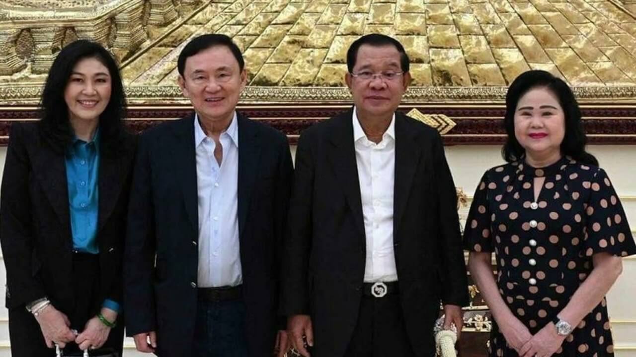 Ông Hun Sen lại bóc mẽ cha con Thủ tướng Thái Lan, hết nước hết cái!