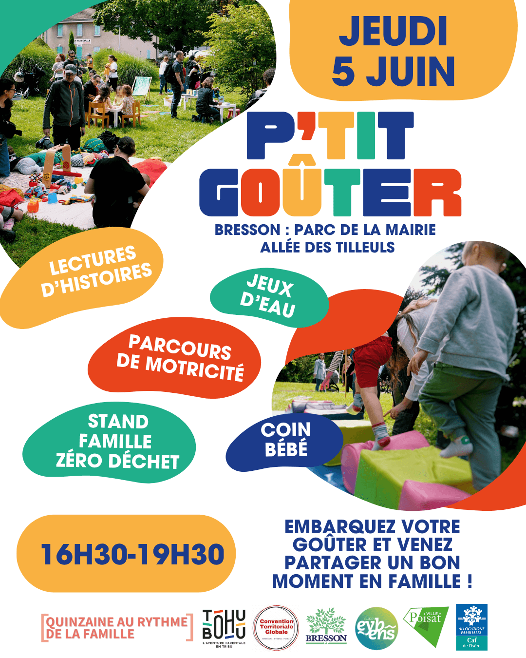 P’TIT GOÛTER : LE RENDEZ-VOUS DES FAMILLES ! | Tohu Bohu
