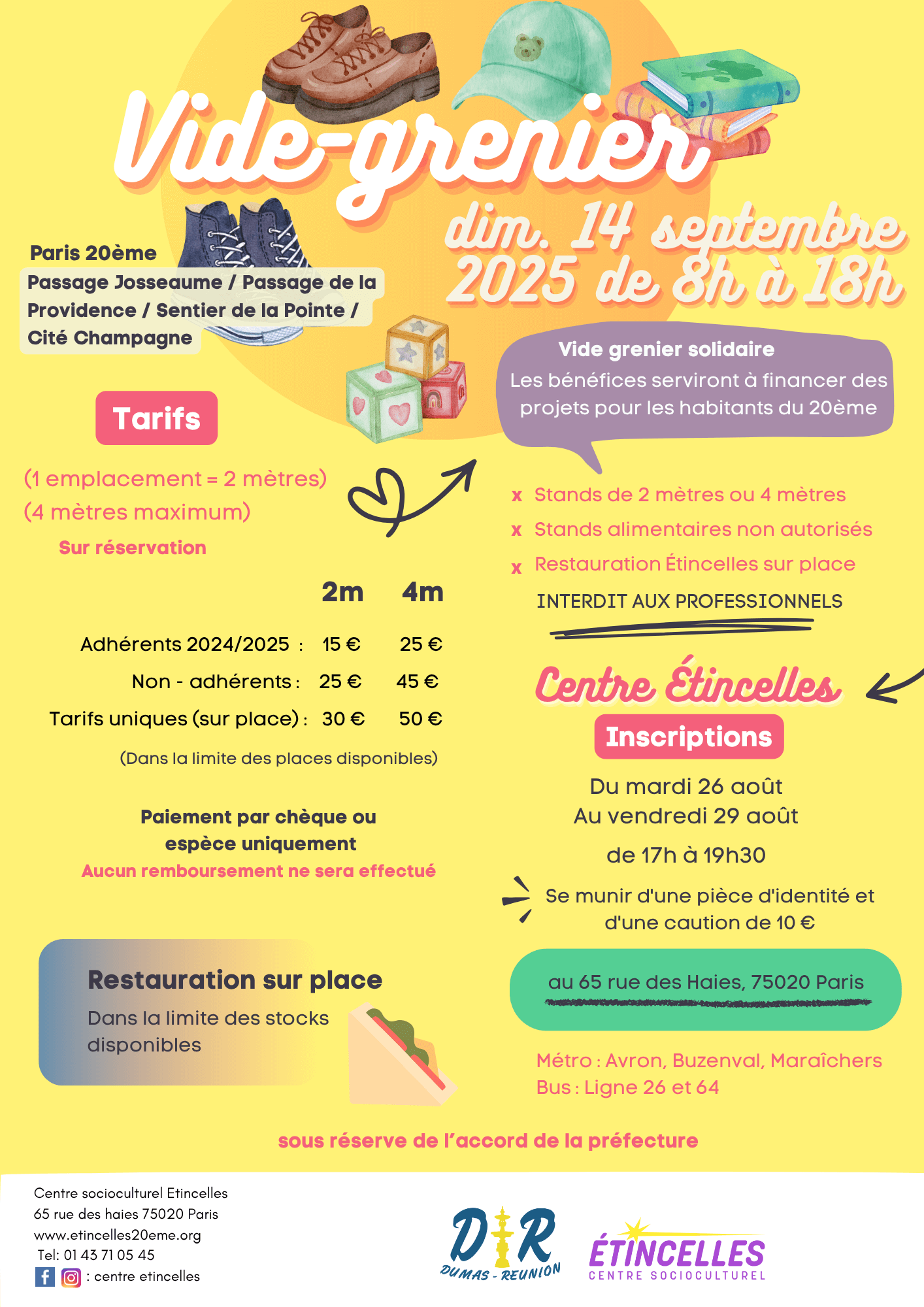 Vide grenier | Etincelles