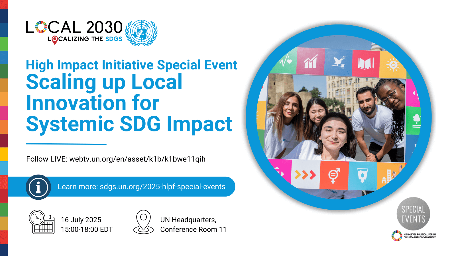 Local2030 Coalition High Impact Initiative Special Event “Scaling up local innovation for systemic SDG impact” | Forus