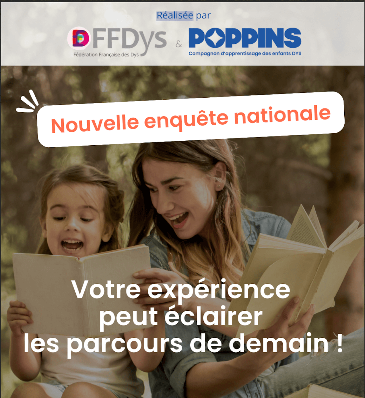 Participez à notre nouvelle enquête ! | FDMF - Fédération Dyspraxique Mais Fantastique