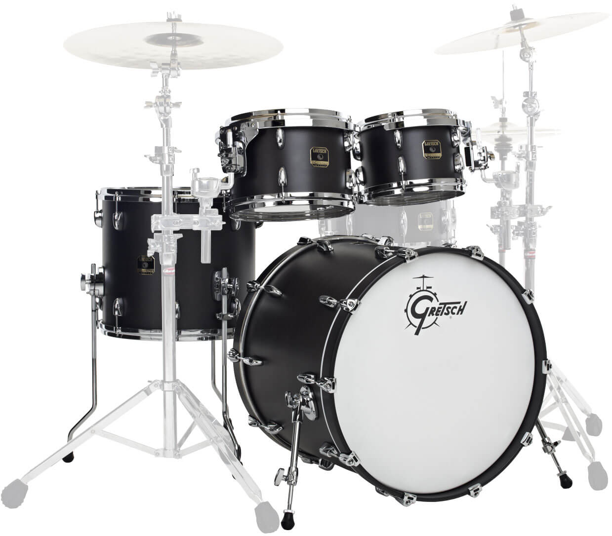 GRETSCH DRUMS RENOWN MAPLE SATIN BLACK | SudBackline