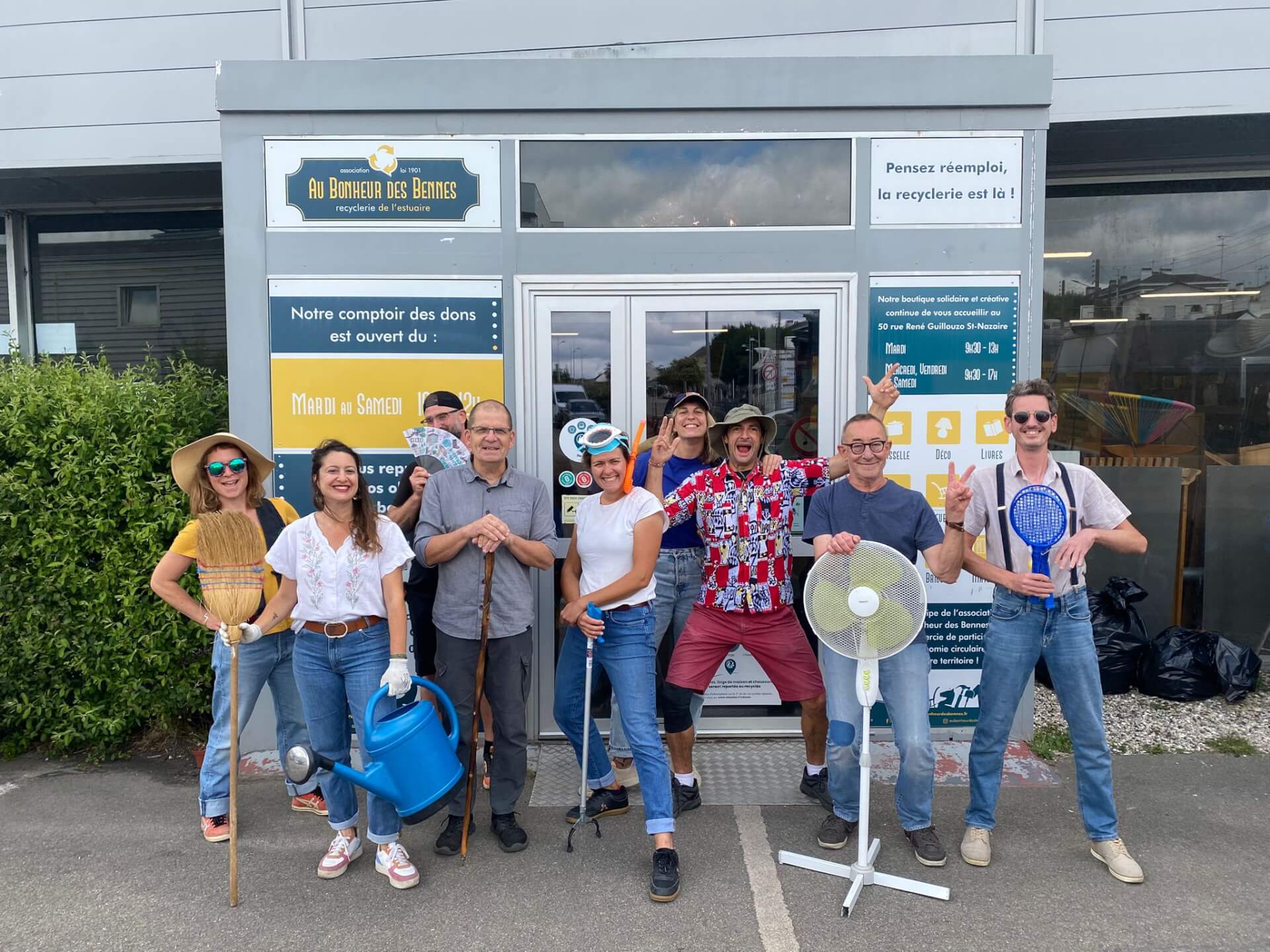 vermeture estivale ete vacances recyclerie | Au Bonheur des Bennes - recyclerie de l'estuaire