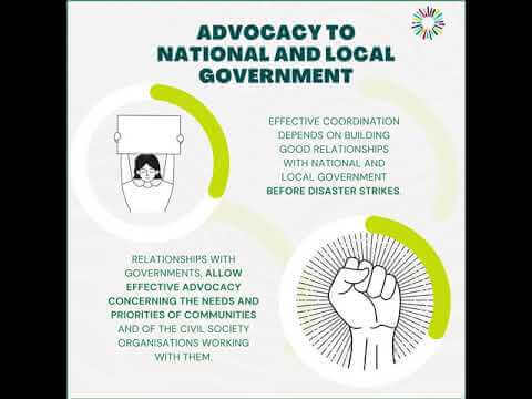 DRR Chapter 7 - Advocacy to national and local governments