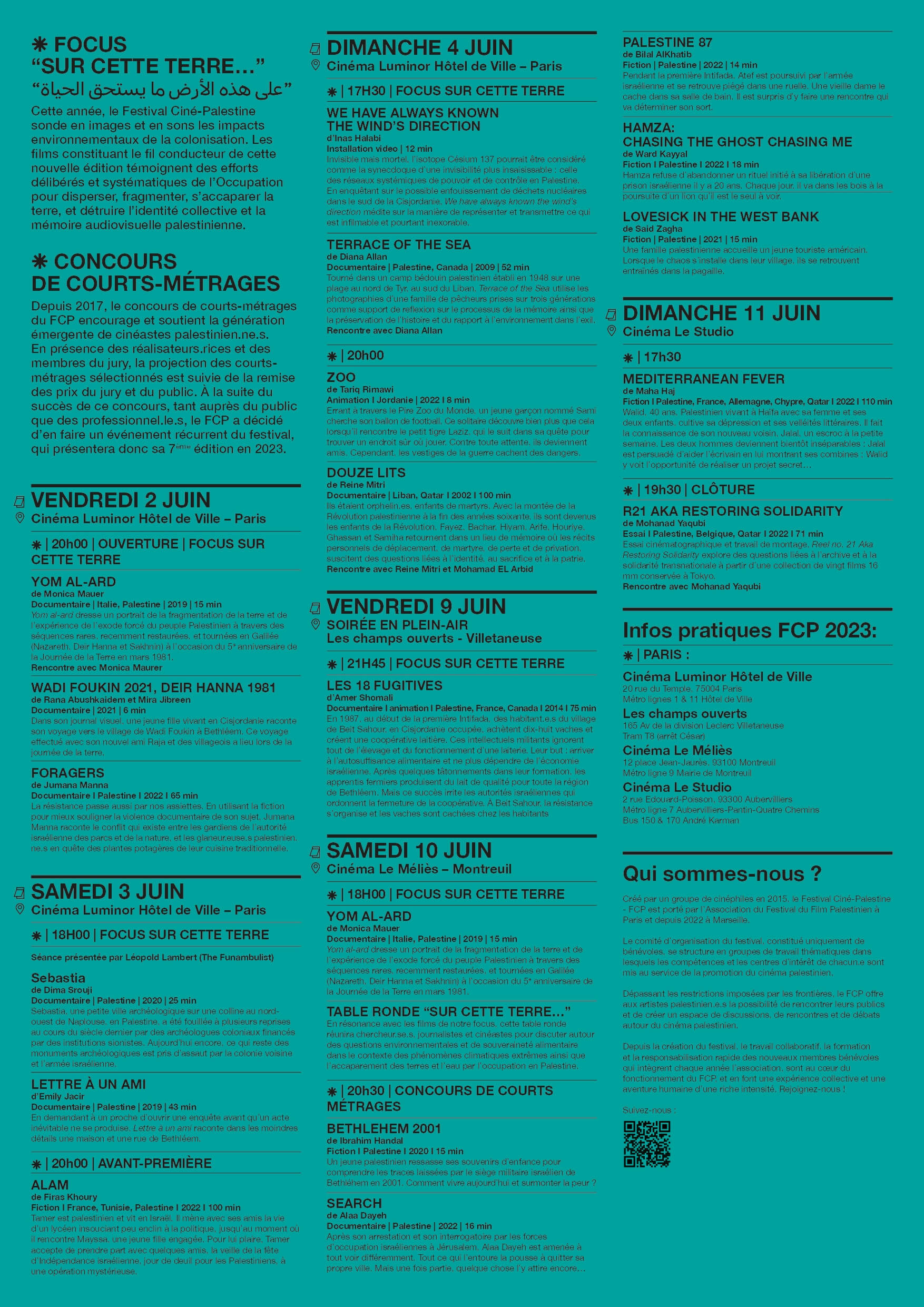- | Festival Ciné-Palestine - FCP