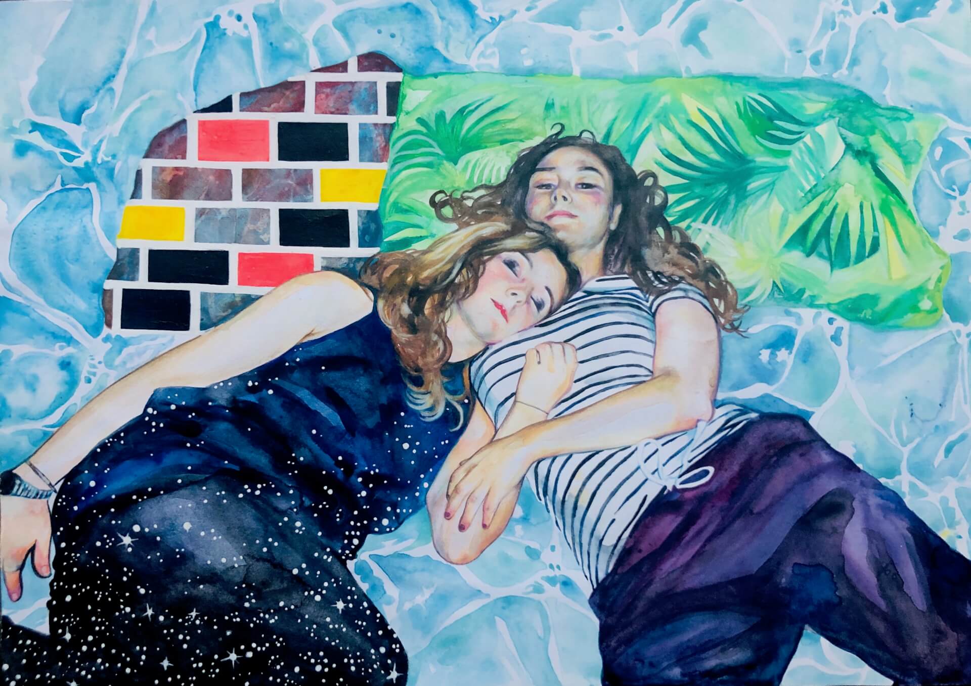 Sisters sleeping | Amandine Levy / Lesay