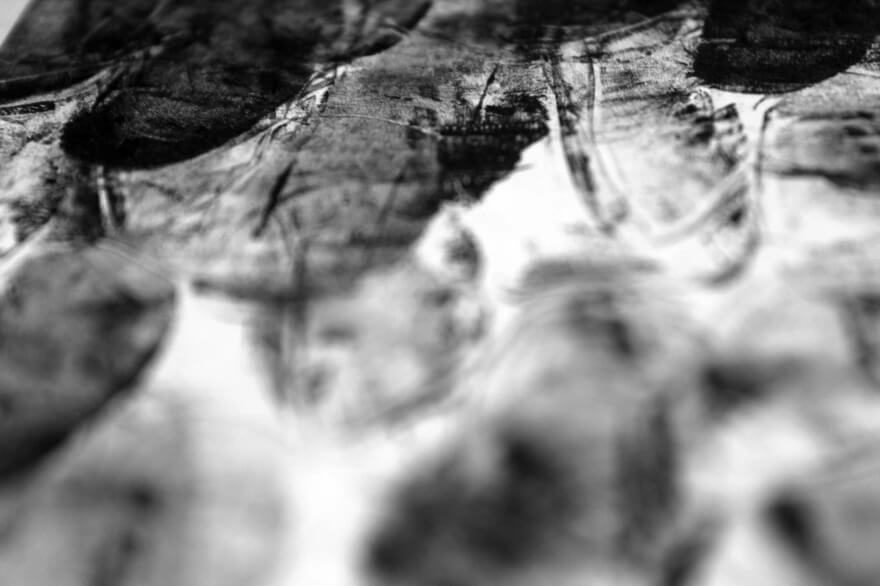 Détail Verso Monotype - TRACE 149 | liguori charlotte