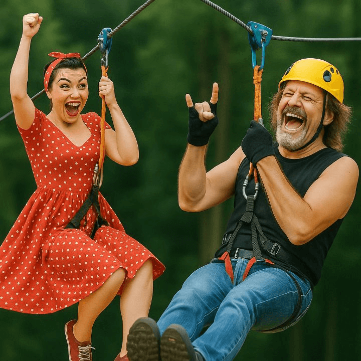 🌳 SORTIE ACROBRANCHE AVEC FUNNYROCKERS ! 🤘🧗‍♀️ | Funnyrockers