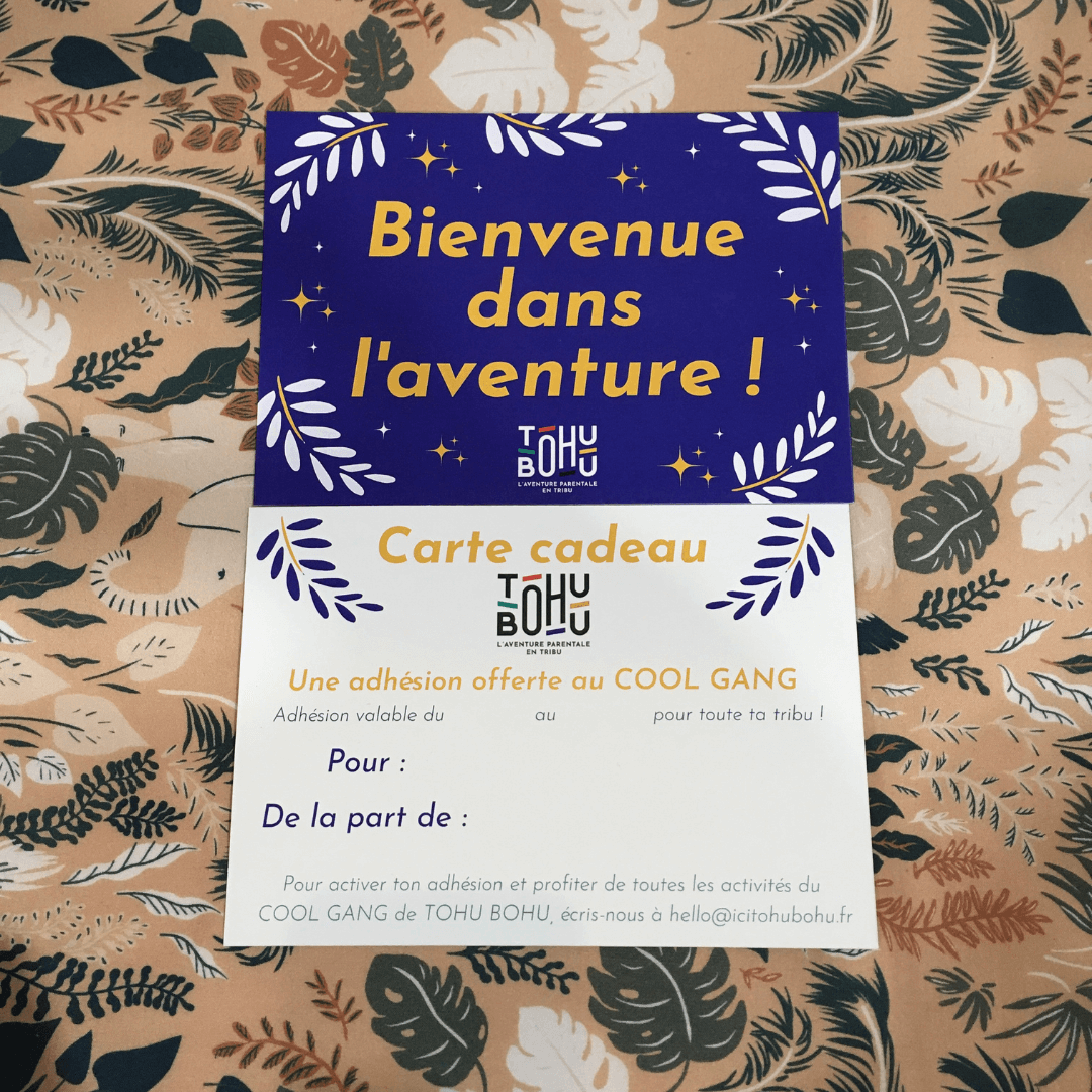 J'OFFRE L'ADHÉSION AU COOL GANG 2025-2026 | Tohu Bohu