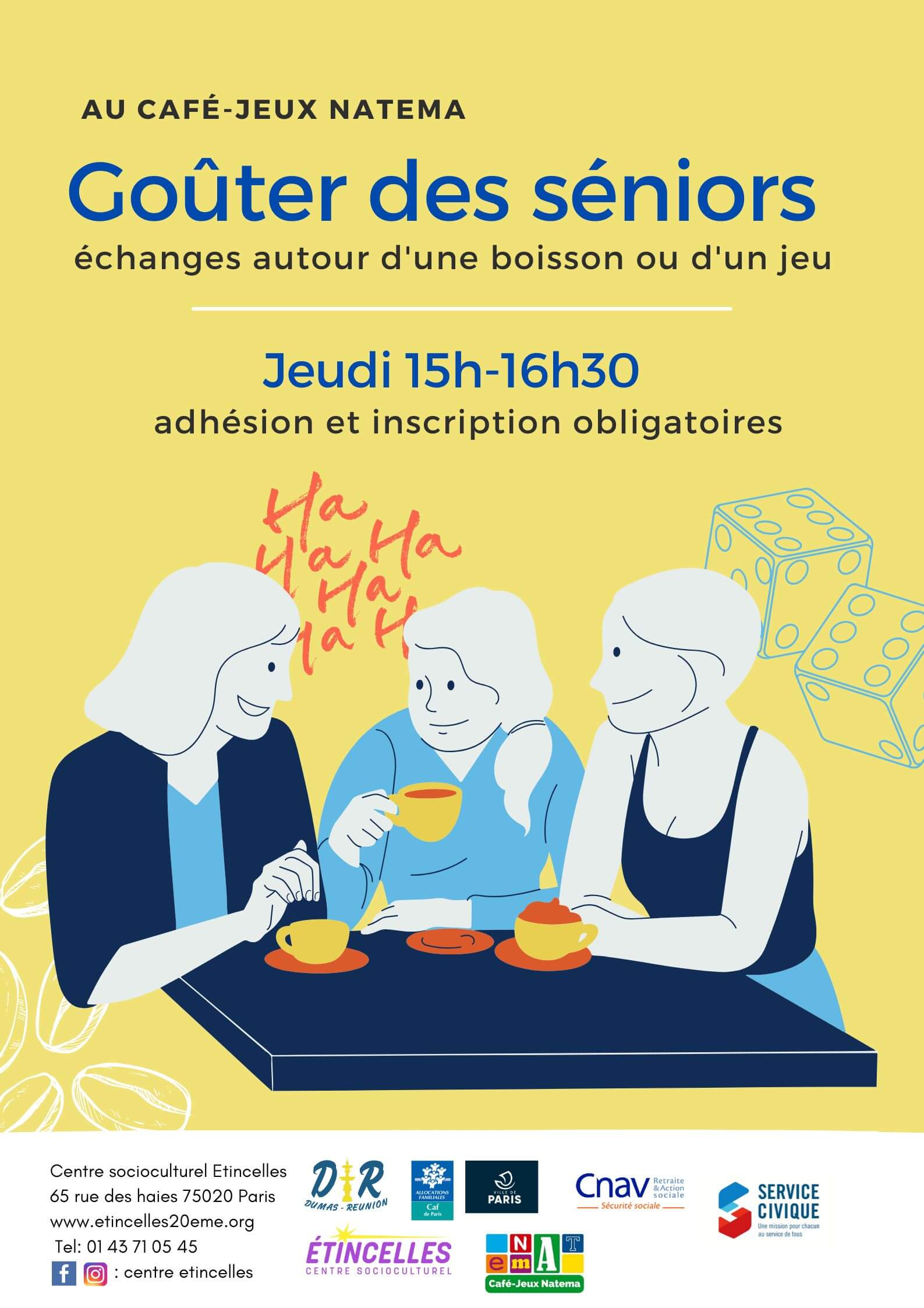 Goûter des seniors | Etincelles