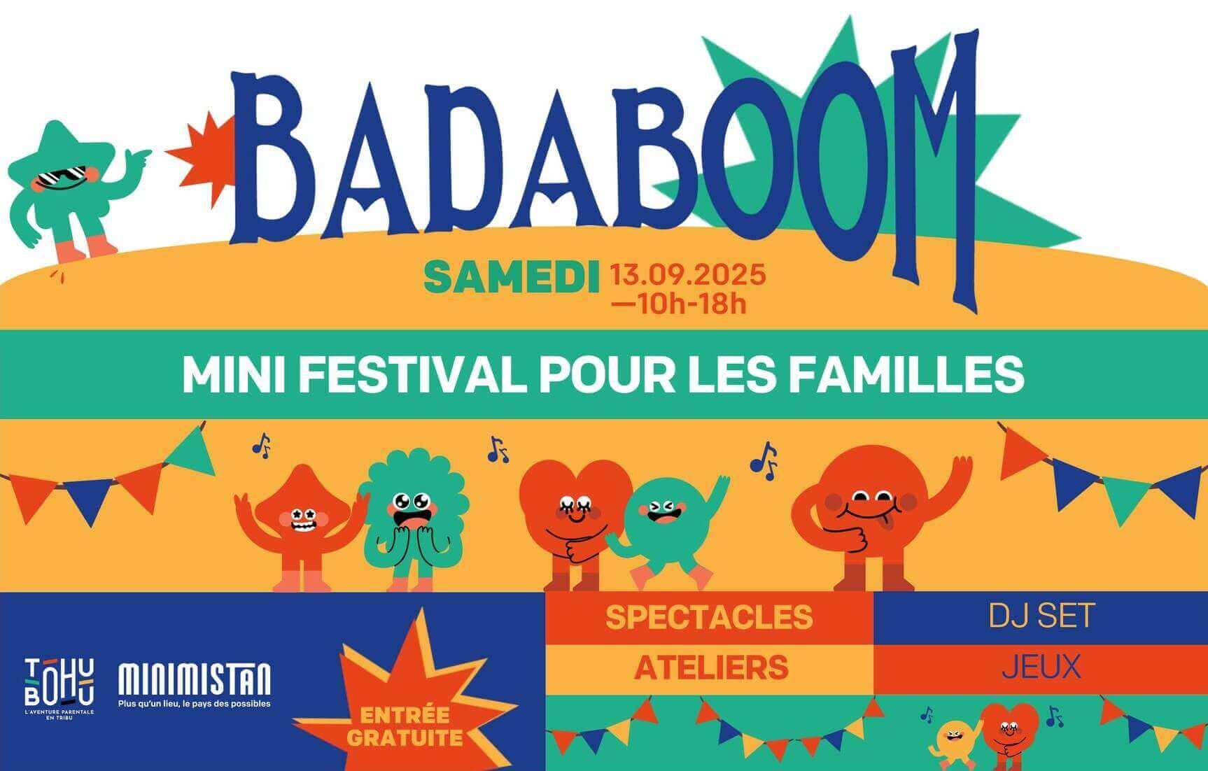 BADABOOM / spectacle Un pas plus loin / séance 11h-11h25 | Tohu Bohu