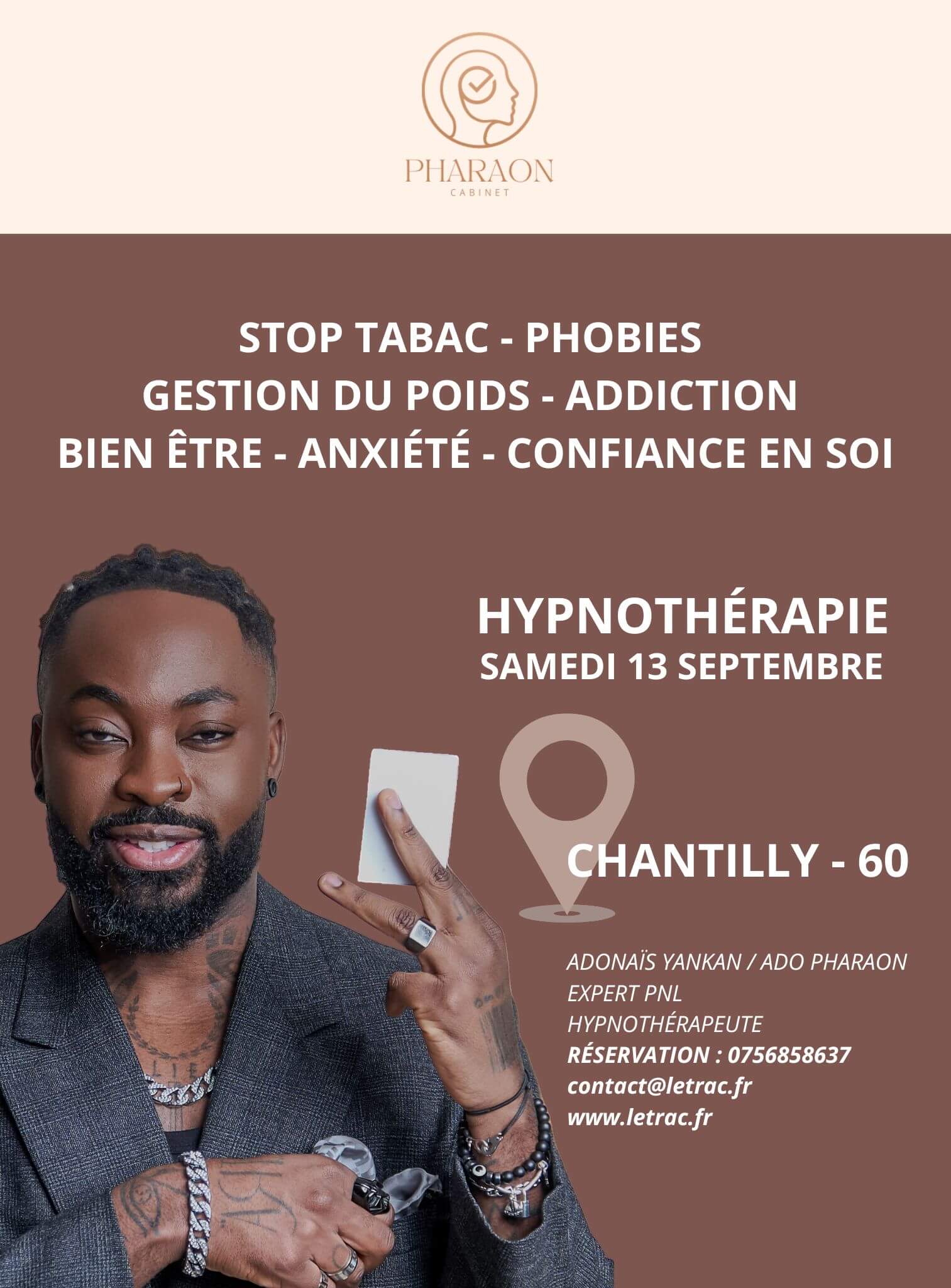 Séance d'hypnose avec Ado Pharaon | Le Trac
