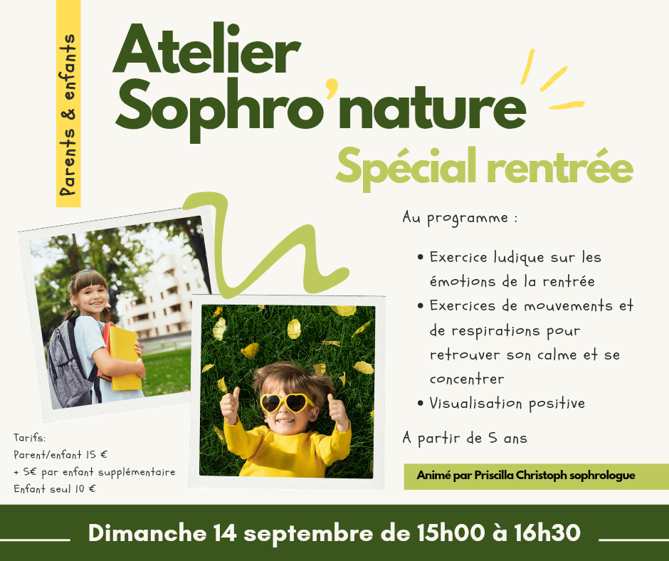 ATELIER : Sophro' nature | La contrée des minis