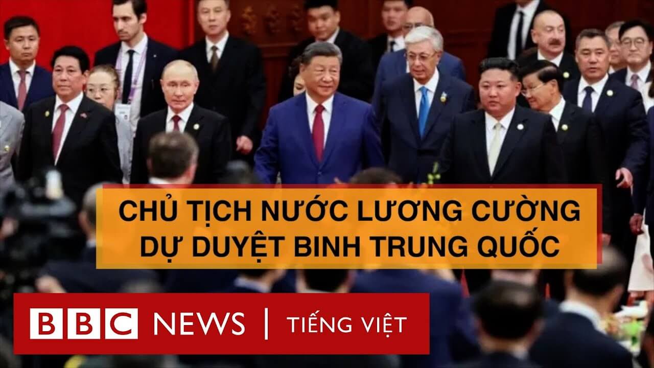 CHỦ TỊCH NƯỚC LƯƠNG CƯỜNG TẠI DUYỆT BINH TRUNG QUỐC