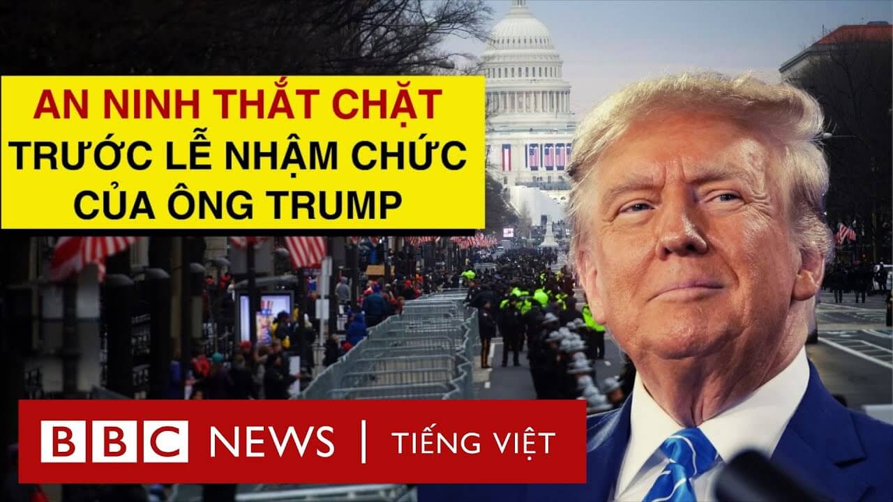 MỸ THẮT CHẶT AN NINH TRƯỚC LỄ NHẬM CHỨC CỦA ÔNG TRUMP
