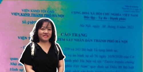 Tóm tắt cáo trạng vụ án Phạm Đoan Trang | Vietnam Fraternité